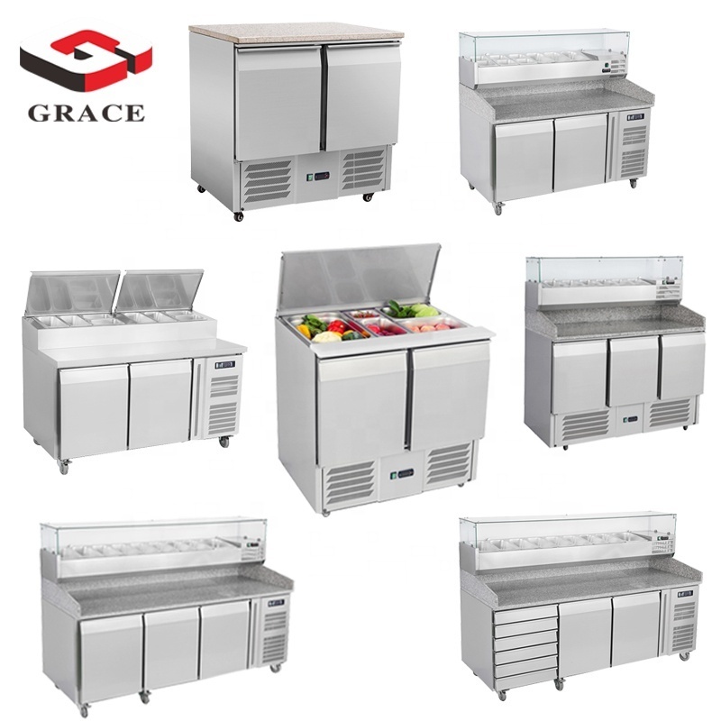 GRACE 4 door commercial refrigerator freezer cream ice cream freezers Cold Room Storage  Refrigeration Equipment