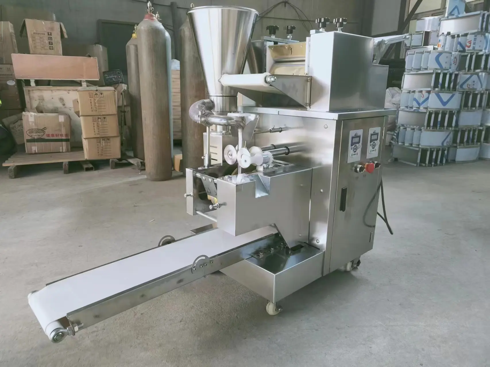 Commercial Dumpling Forming Machine Large Empanada Making Machine Automatic Small Dumping Samosa Gyoza Making Machine Price