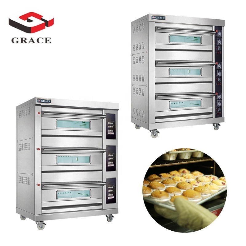 Restaurant Equipment Kitchen Combi Conveyor Rotary Deck Gas Electric Oven