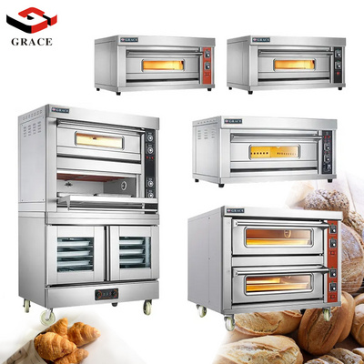 Restaurant Equipment Kitchen Combi Conveyor Rotary Deck Gas Electric Oven