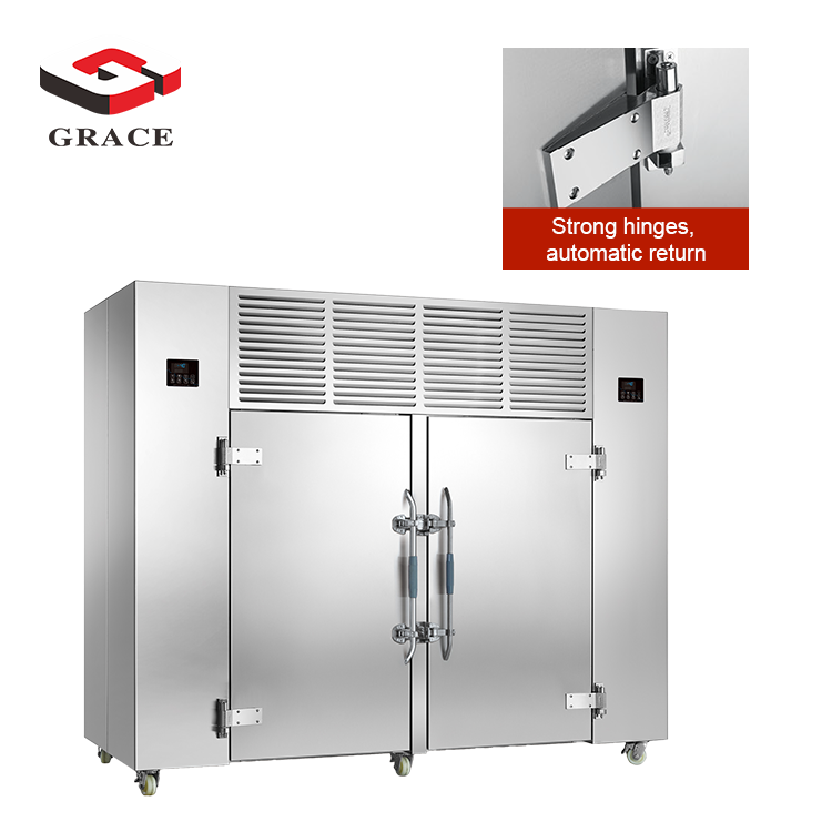 Grace Commercial Hotel Industry Upright Refrigerator Four Doors Stainless Steel blast chiller frezer commercial freezer