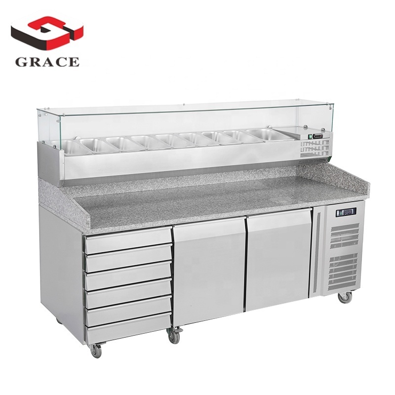 GRACE 4 door commercial refrigerator freezer cream ice cream freezers Cold Room Storage  Refrigeration Equipment