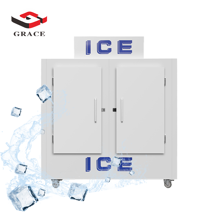 Grace Industrial Outdoor ice merchandiser Dry Ice Bins Dry Ice Container Storage Box