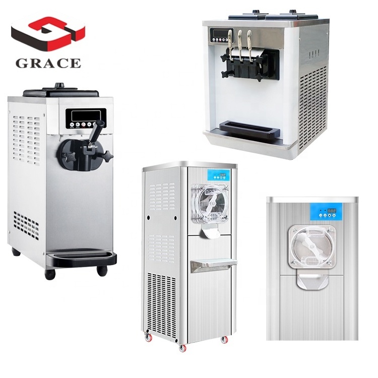 GRACE Commercial Gelato Ice Cream Machine 16L Hard Ice Cream Maker Itlaly Gelato Ice Cream Making Machine