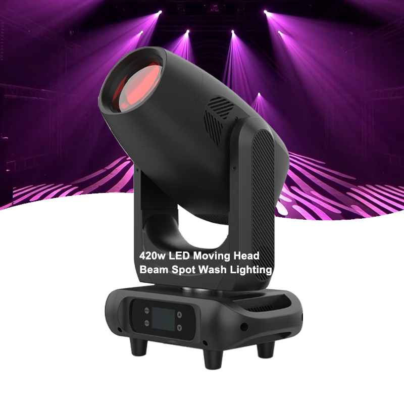 Igracelite 420W Beam Spot Wash Stage Light  Remote LED Moving Head Lights