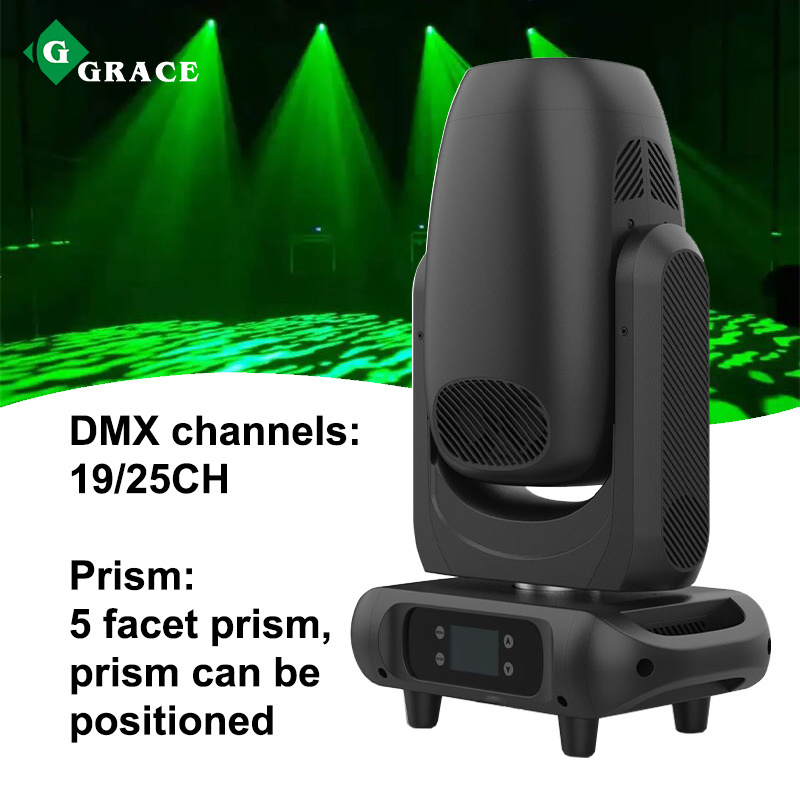 Igracelite 420W Beam Spot Wash Stage Light  Remote LED Moving Head Lights