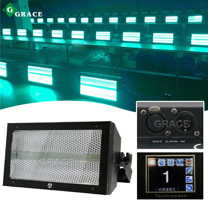 Grace Luces LED DMX Control Dj Club Party Light Atomic Strobe Stage Light