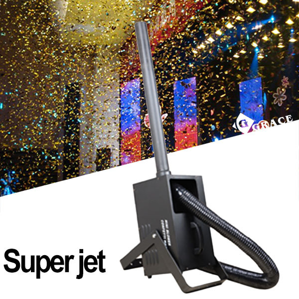 Igracelite 1800W Confetti Blower Machine Stage Manual Control Whirlwind Paper Confetti Launcher