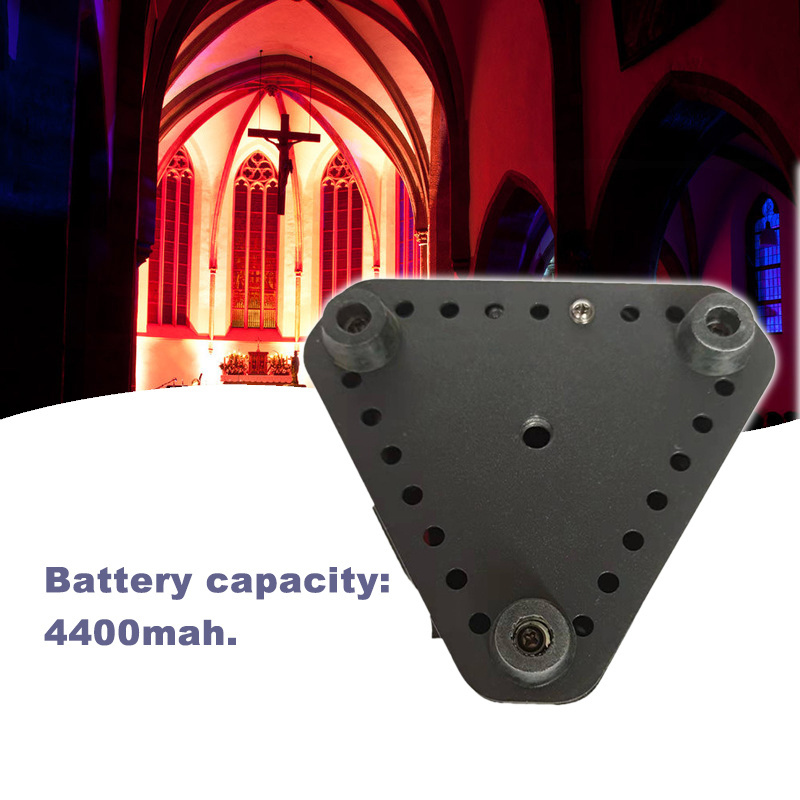 Igracelite 3*18w Wireless DMX Dj Products Triangle Disco Battery Powered led par lights