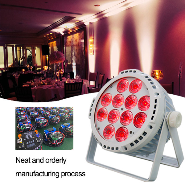 Grace WIFI Wireless Dmx Battery Powered Led Par Can 12*18w Outdoor Waterproof LED Stage Lights