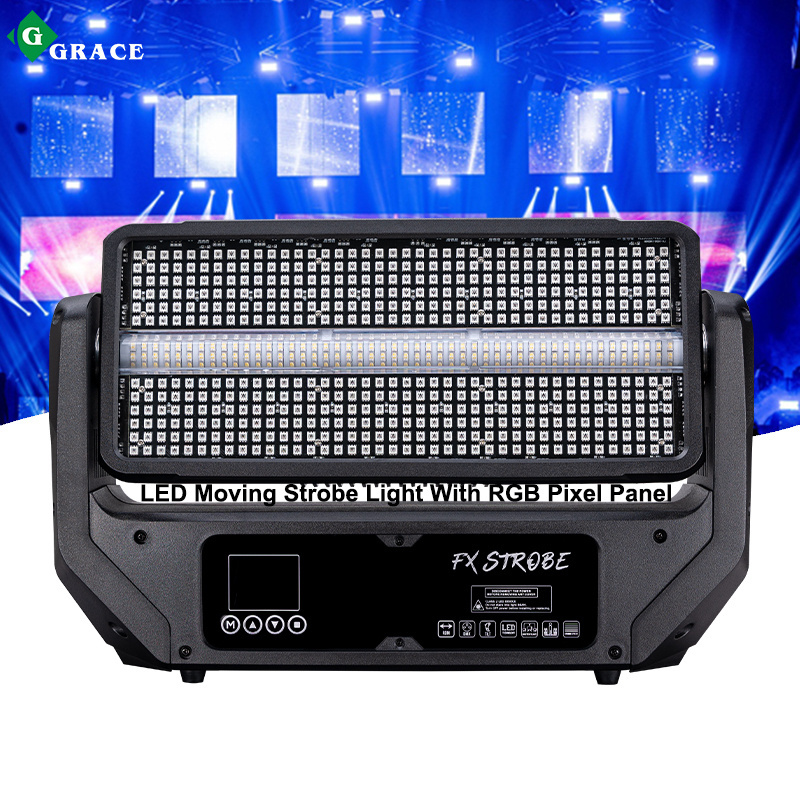 Igracelite RGB Pixel Panel LED Moving Strobe Light For Disco Party Club Bar DJ Show Stage Lighting