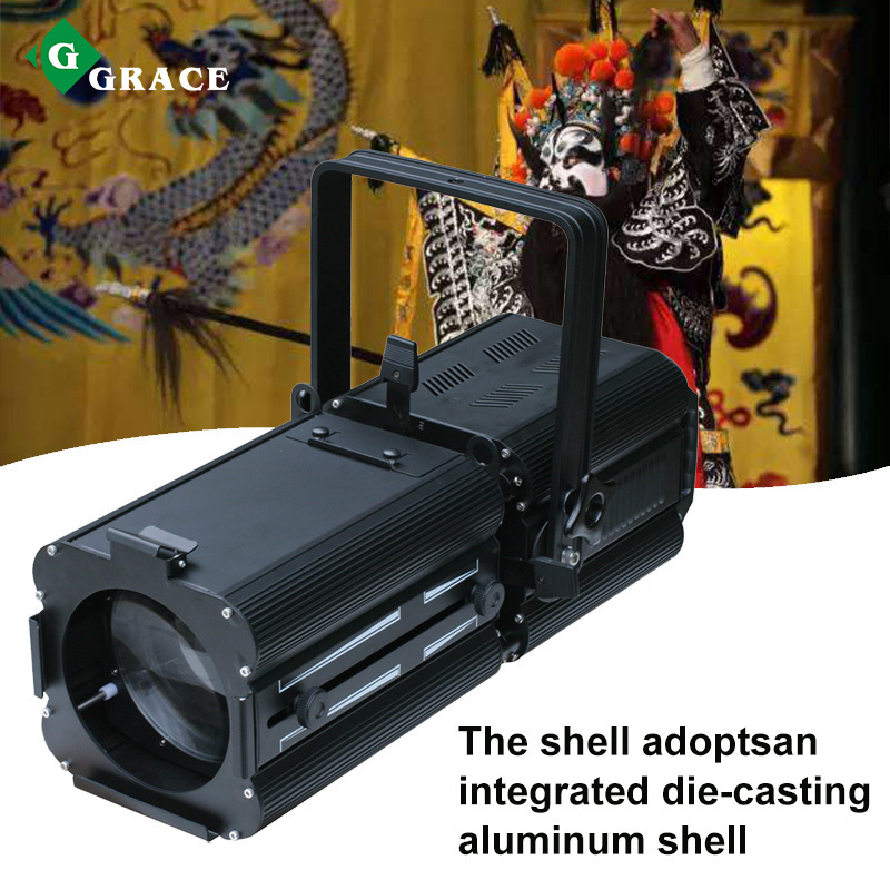 Grace 200w Led Ellipsoidal Leko Gobo Projector Zoom Spot Led Profile Light