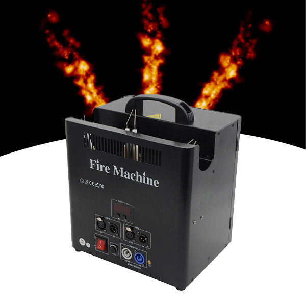 Igracelite LCD Display 3 Head Flame Thrower Stage Show Effect Fire Machine Flame Projector Stage Flame Machine