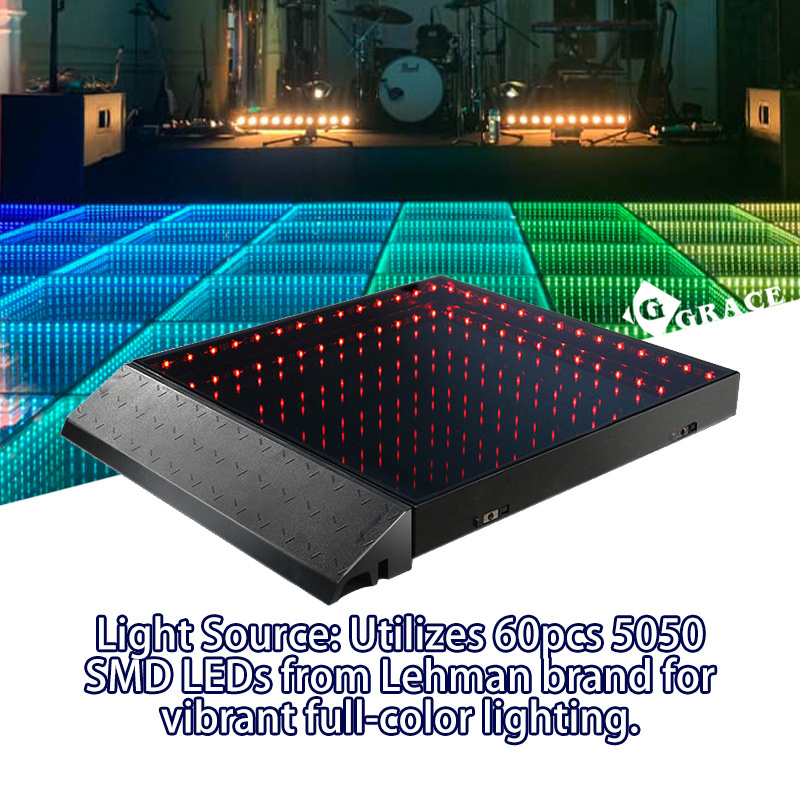 Igracelite 3D Battery Magnetic LED Dance Floor For Light Party