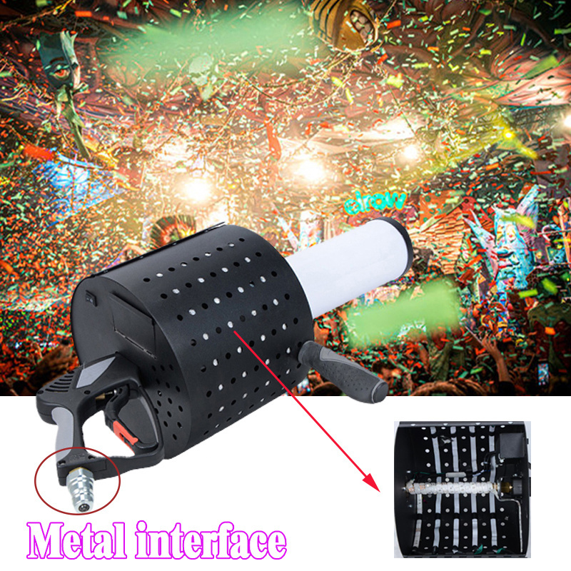 Grace LED DJ CO2 Gun Confetti Cannon Wedding Night Club Disco Confetti Machine