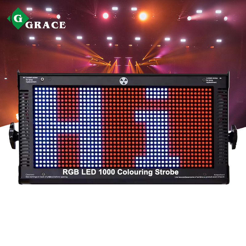 Igracelite RGB LED 1000 Colouring Strobe Wash Light Bar Dmx Black Light For Dj Club