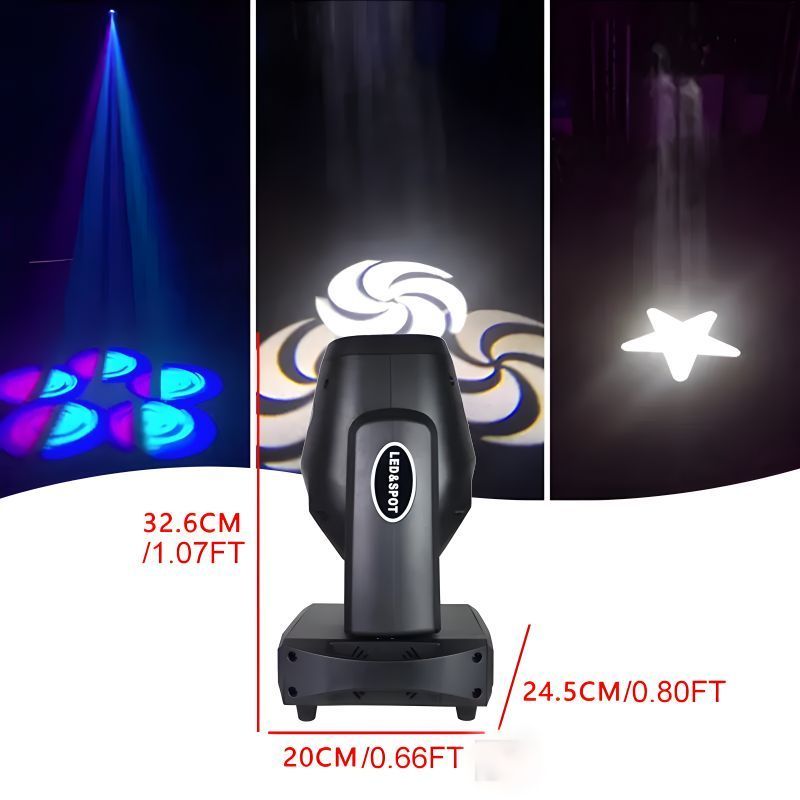 Grace 100w LED Moving Head Spot Party Wedding Gobo Stage Light