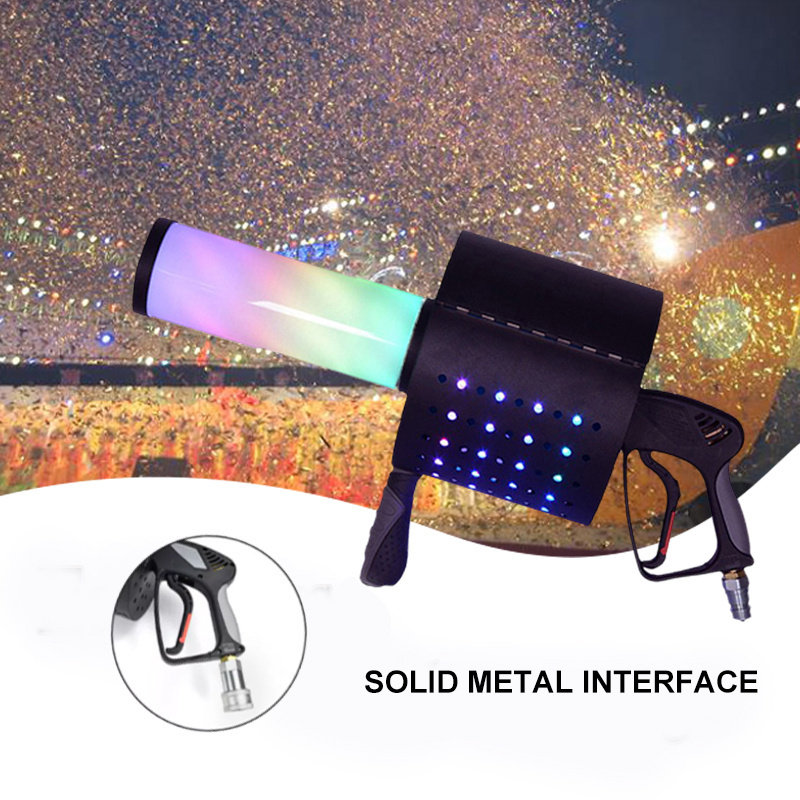 Grace LED DJ CO2 Gun Confetti Cannon Wedding Night Club Disco Confetti Machine