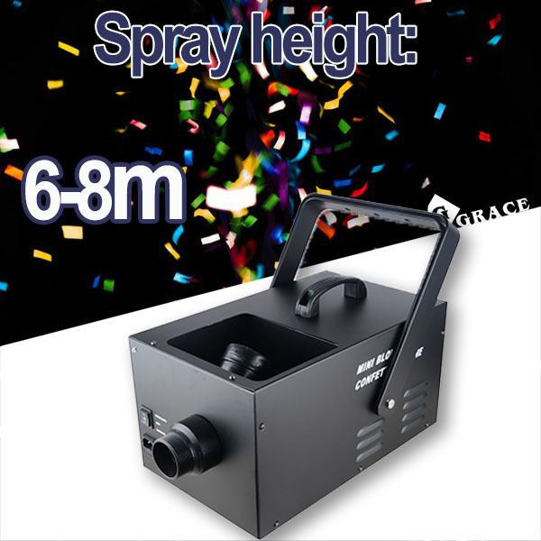 Igracelite 1800W Confetti Blower Machine Stage Manual Control Whirlwind Paper Confetti Launcher