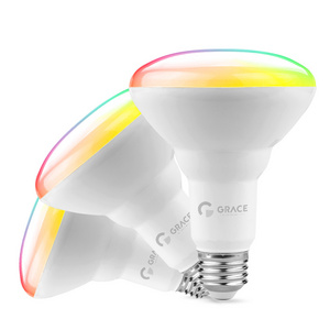 Smart life phone control Led Bulb Br30 900lm 11w E26 CCT Dimmable Tuya Smart Works With Alexa And Google Assistant