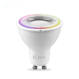 Tuya Gu10 4.5W Smart Bulb Dimmable 3000-6500K + RGB CE RoHs Wireless Control Energy Saving  GU10 Track Spot Light Smart Led Bulb