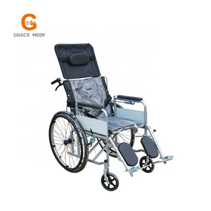 Cheapest Newest High Quality Reclining Wheel Chair Portable Chair for Disabled on Two Wheels