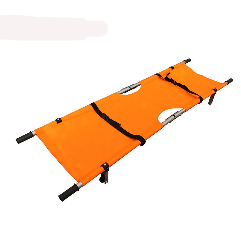 Manufacturers Portable Hospital Foldable Stretcher, Medical Rescue Stretcher, Double Folding Stretcher