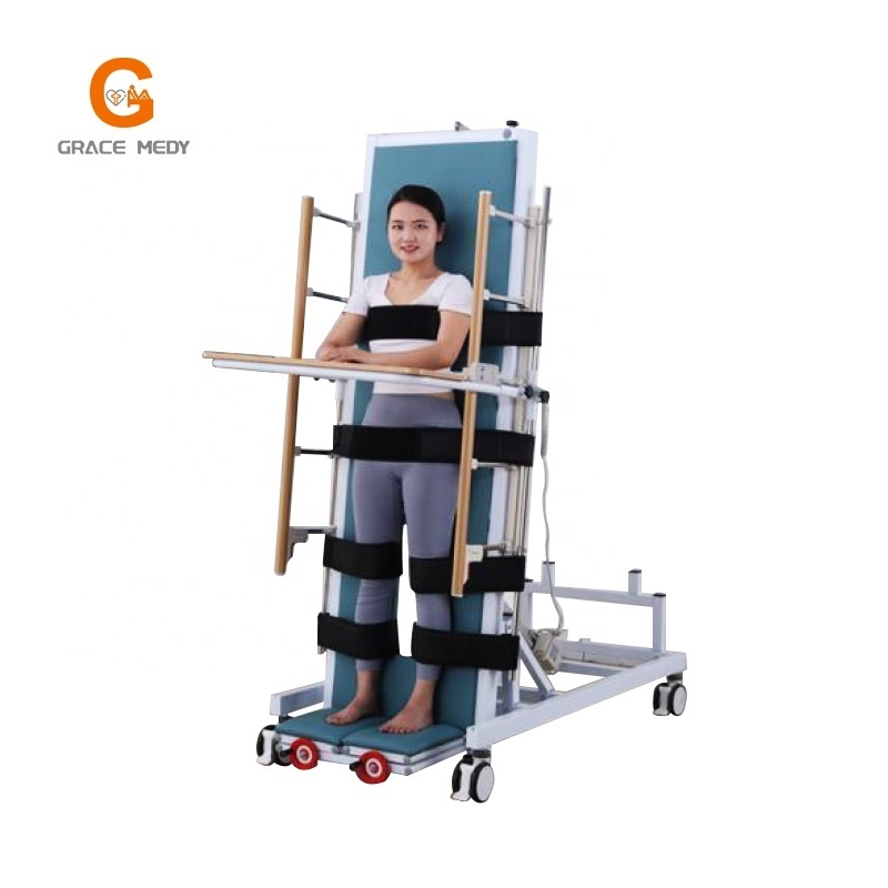 icu electric medical multifunction patient nursing rehabilitation training standing hospital bed for patient