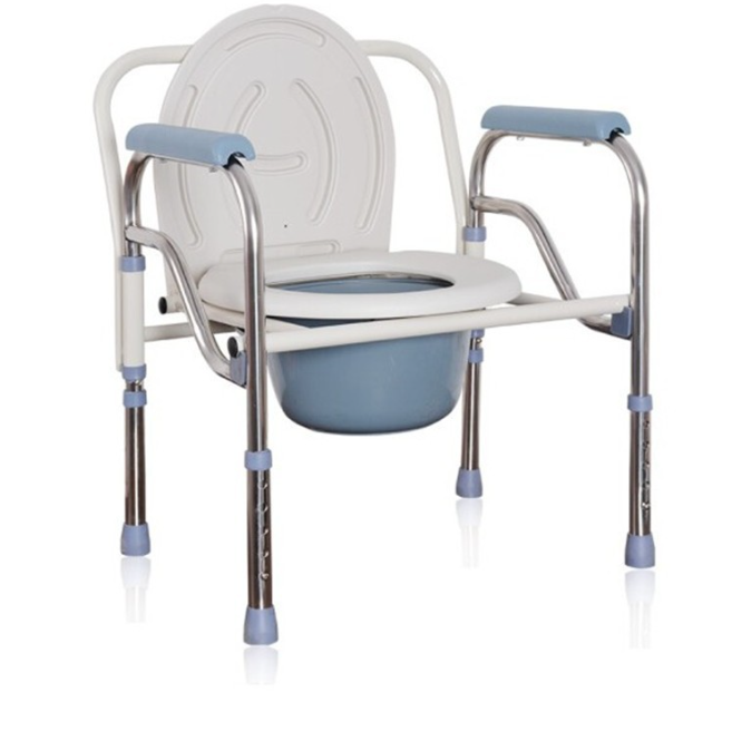 Toilet Chair Commode Chair For Elderly disabled folding shower walker commode chair