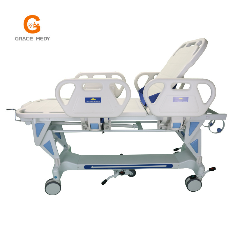 Luxury surgical docking vehicle hospital patient emergency transfer stretcher bed