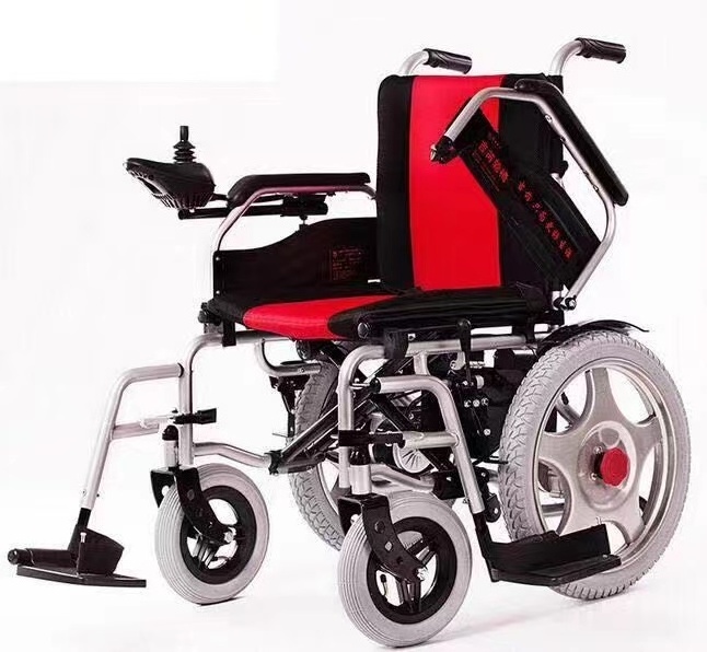 Cheap Price Lightweight Foldable Electric Auto aluminum Wheelchair Electric Wheelchair for Handicapped