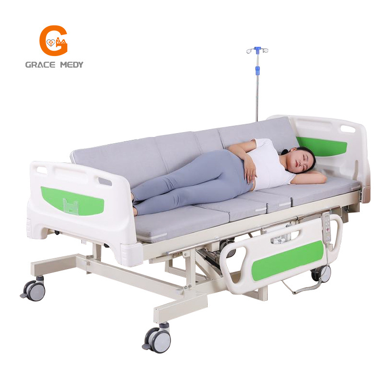 Grace Medy Multifunctional Electric Physiotherapy Standing Training Bed Upright Tilt Rehabilitation Equipment Medical Bed