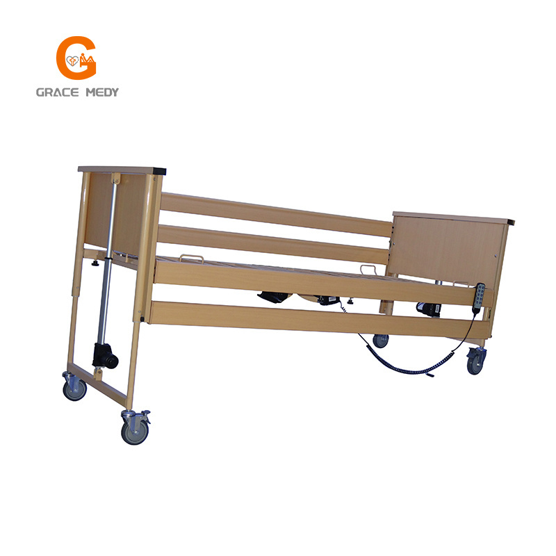 hospital electric bed with toilet for patient hospital patient emergency transfer stretcher bed nursing bed 5 function