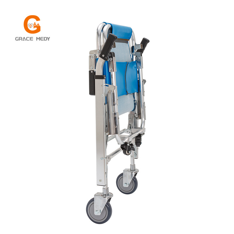 Wholesale Portable Folding Stair Chair Lift Stretcher with Wheels for Patient Transfer Ambulance Firefighter Evacuation Use