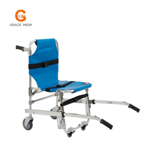 Wholesale Portable Folding Stair Chair Lift Stretcher with Wheels for Patient Transfer Ambulance Firefighter Evacuation Use