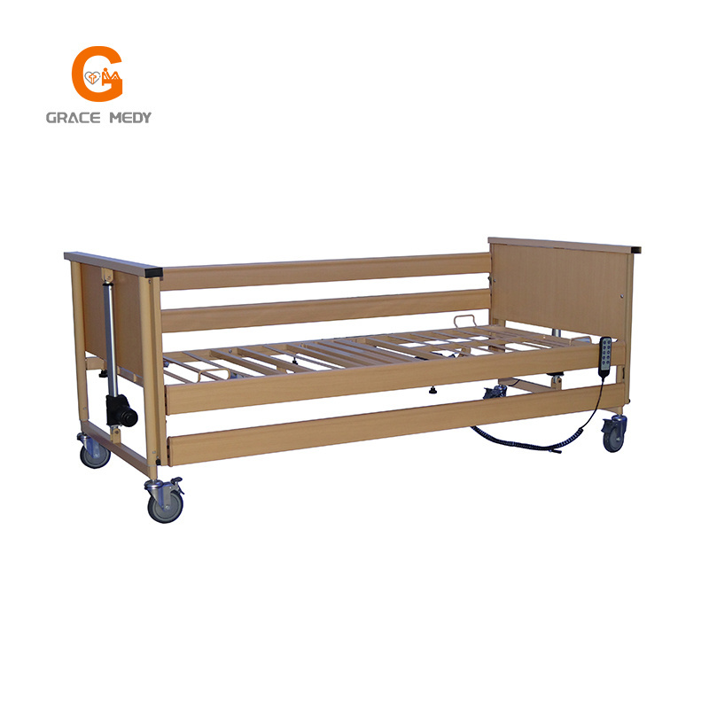 hospital electric bed with toilet for patient hospital patient emergency transfer stretcher bed nursing bed 5 function