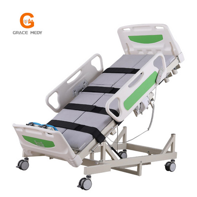 Grace Medy Multifunctional Electric Physiotherapy Standing Training Bed Upright Tilt Rehabilitation Equipment Medical Bed