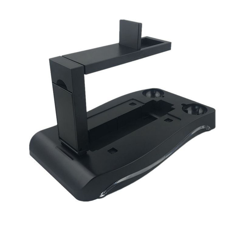 VR Handle Seat Charger Bracket VR Game Controller Charger 4 in 1 Dock Station Charger Base Stand for PS4