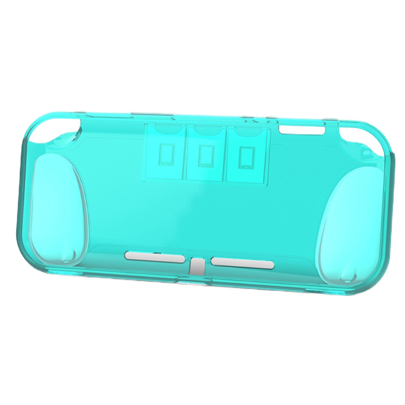 for Switch Lite Soft TPU Drop Proof Protection Cover with 3 Card Slot for NS Lite Crystal Transparent Protective Case Shell