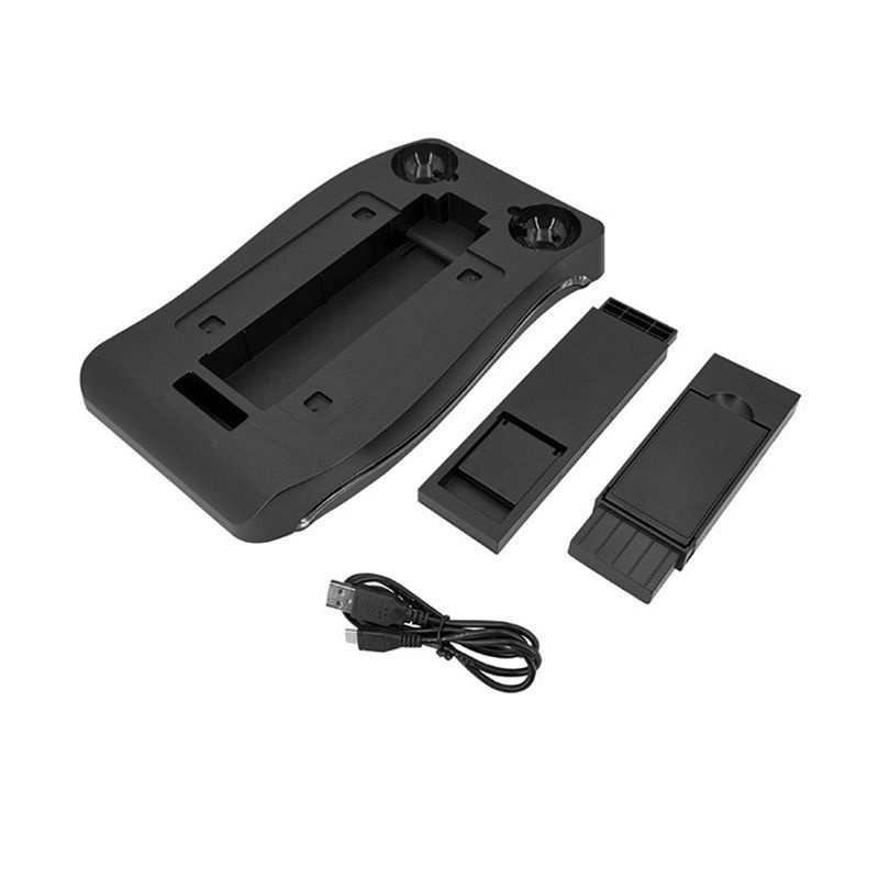 VR Handle Seat Charger Bracket VR Game Controller Charger 4 in 1 Dock Station Charger Base Stand for PS4