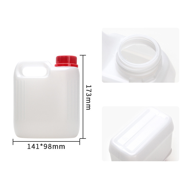 Umetass 5 Liter Plastic Jerry Can HDPE Material Wide Neck Barrel For Liquid Oil Package honey bottle