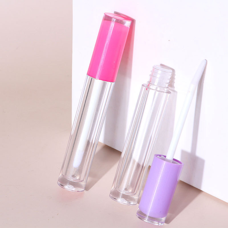 In stock 5ml lipstick tube custom logo color lip gloss container tube for cosmetic packaging