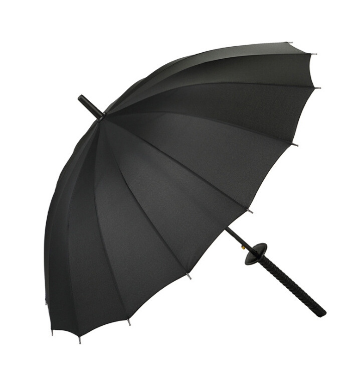 Fashion Design Katana Handle Strong Windproof Umbrella