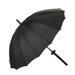 Fashion Design Katana Handle Strong Windproof Umbrella