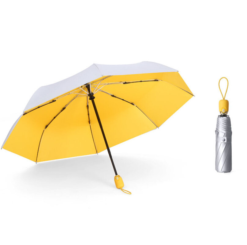 Hot Selling Mini Automatic 5 Folding Umbrella For Sun And Rain