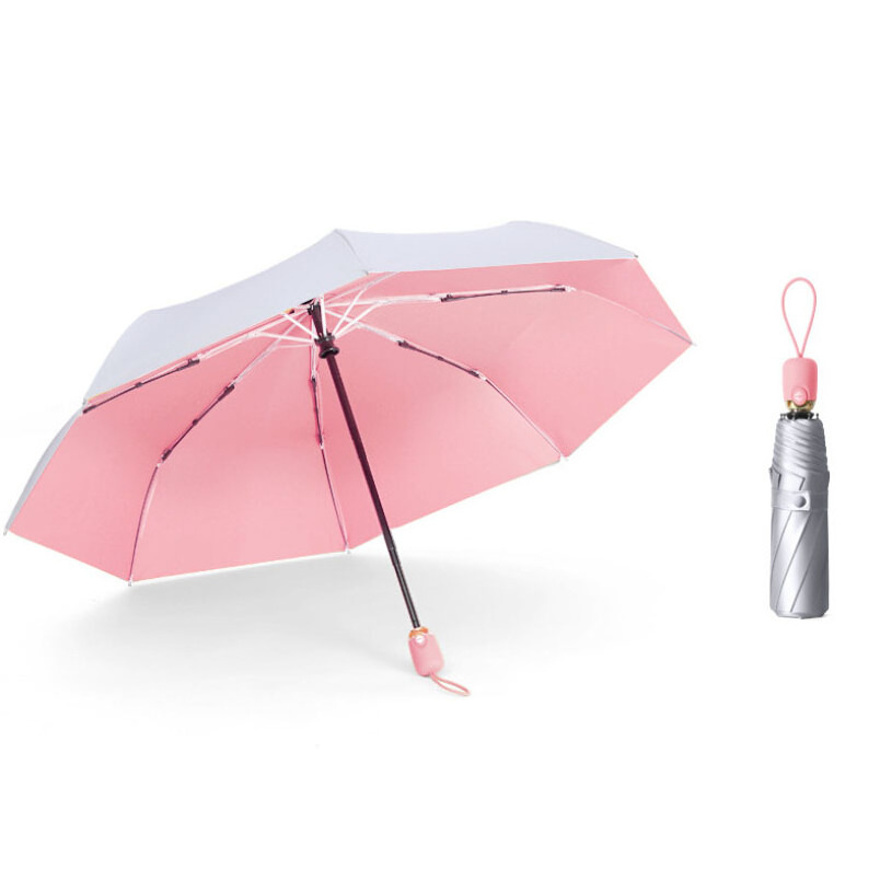 Hot Selling Mini Automatic 5 Folding Umbrella For Sun And Rain