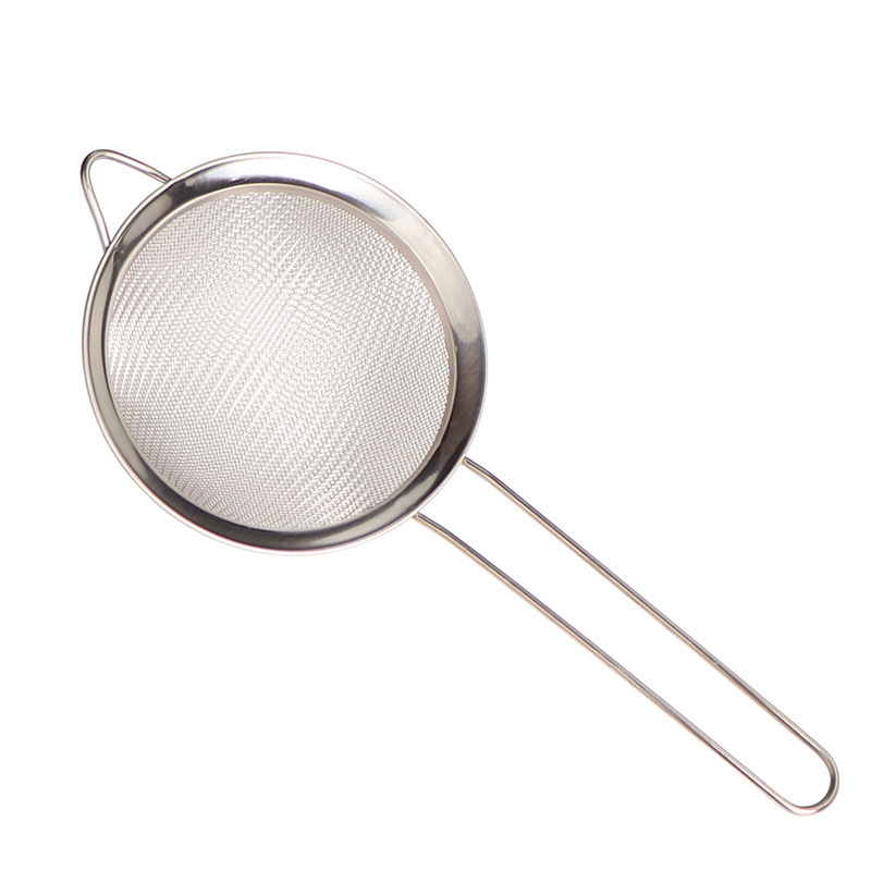 Stainless Steel Flour Sifter Sieve Stainless Steel Fine Tea Mesh Strainer Colander Wire Mesh Oil Filter Strainer coffee strainer