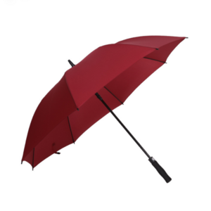 Custom Printed Promotional Large Size 27 Inch Fiberglass Straight Golf Umbrella With Your Logo