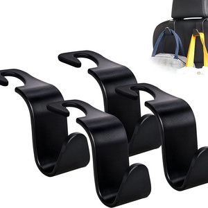 High Quality Car Accessories Car Rear Seat Headrest Plastic Hooks Car Seat Hidden Hooks