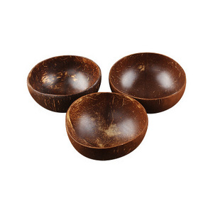 Fancy Handicraft Gift Set Customized Natural Coconut Shell Bowl With Spoon